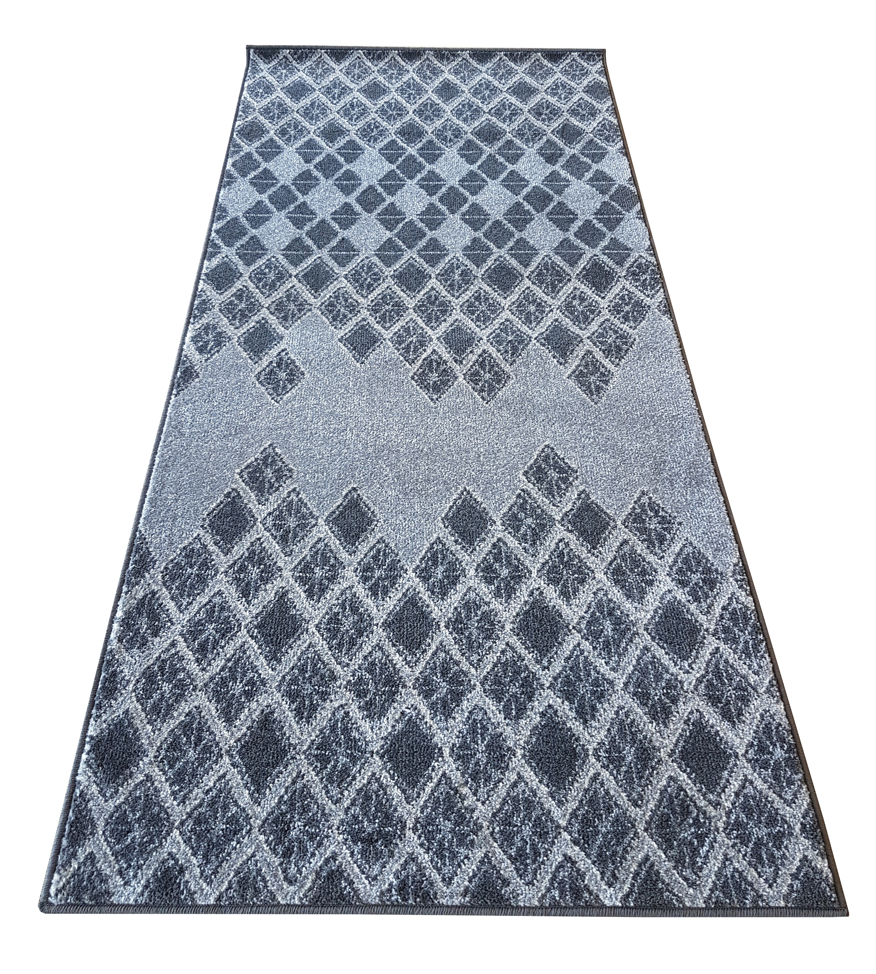 Laufer Teppichlaufer Brucke Meterware Klassisch Blau 67 80 Und 100