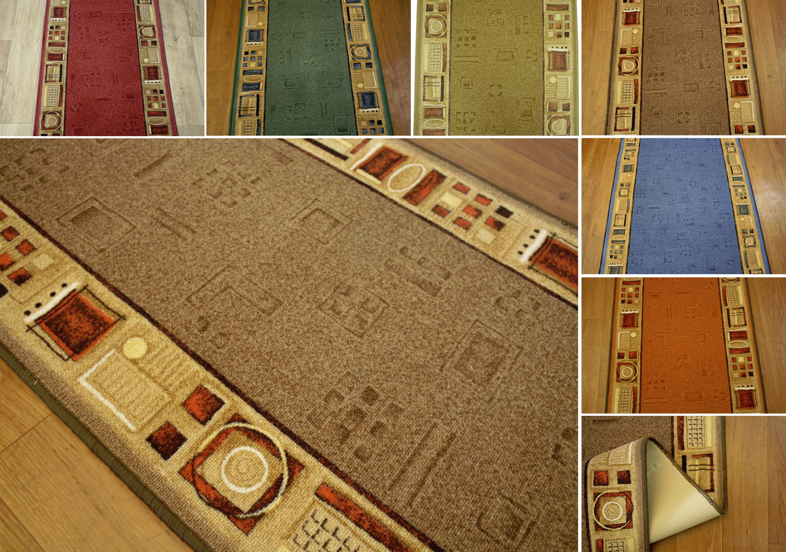 Runner Jena New Rugs Small Large Thick Modern High Pile Plain Long